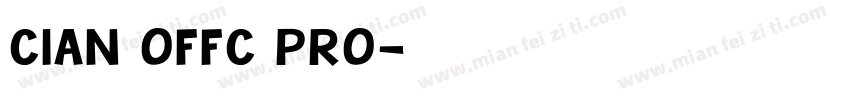 CIAN OFFC PRO字体转换